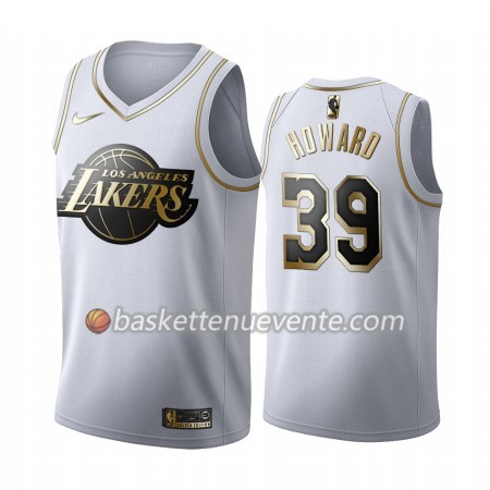 Maillot Basket Los Angeles Lakers Dwight Howard 39 2019-20 Nike Blanc Golden Edition Swingman - Homme